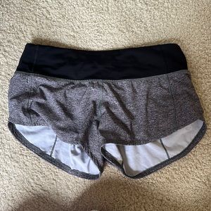 Lululemon speed up shorts, barely worn.